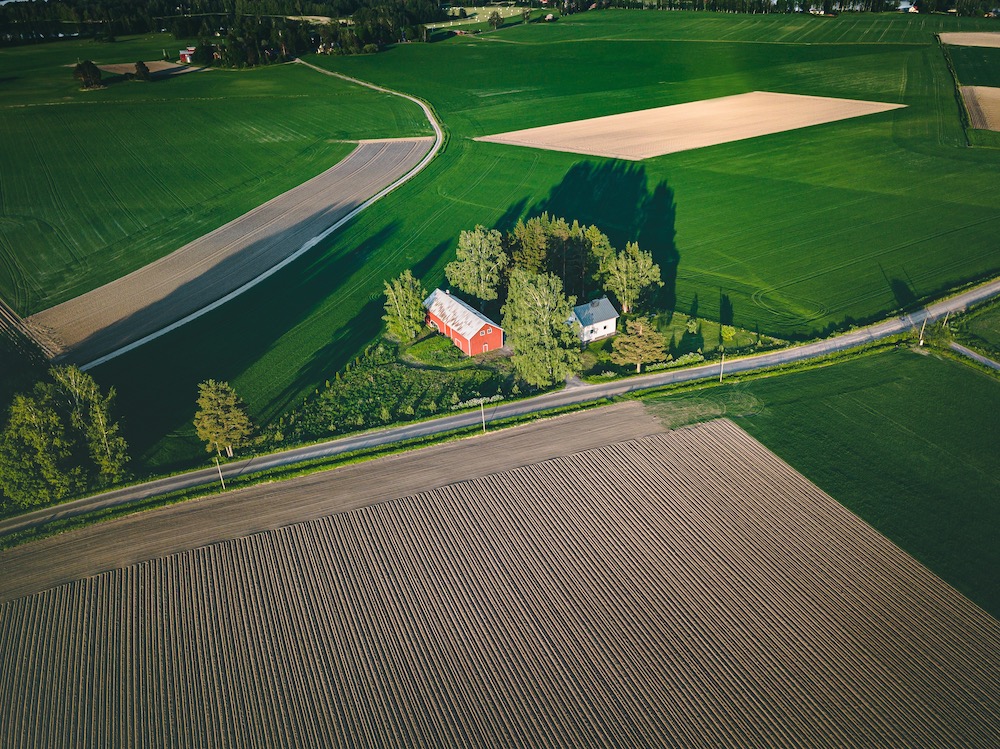 Wholesale agricultural lending partners made it possible for a client to buy this red barn.